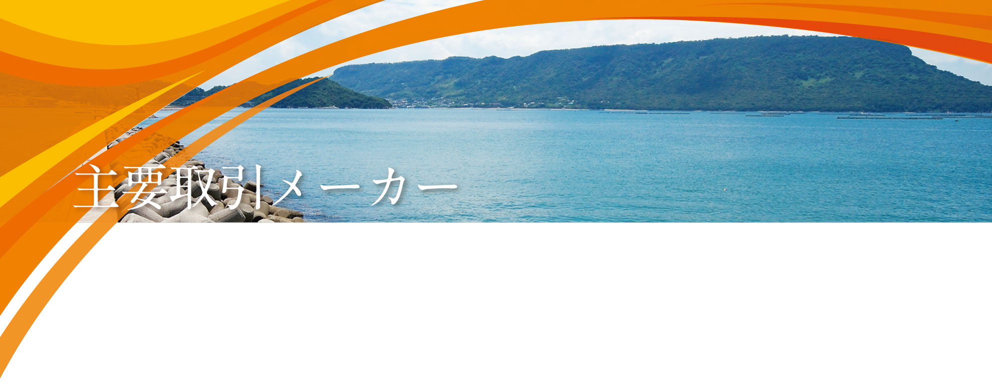 主要取引メーカー